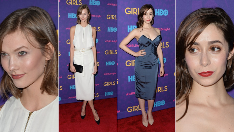 Illustration for article titled Awkward Hemlines and Slinky Slip Dresses at the Girls Premiere